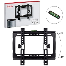 Кронштейн для ТВ ISA CP35, до 25 кг, 14-42", цвет черный