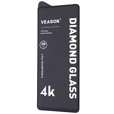 Защитное стекло VEASON DIAMOND GLASS для TECNO POVA 5, TECNO POVA 5 Pro, TECNO Spark 20 Pro, цвет окантовки черный