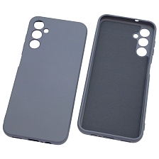 Чехол накладка NANO для SAMSUNG Galaxy A14 4G, силикон, бархат, цвет космический серый