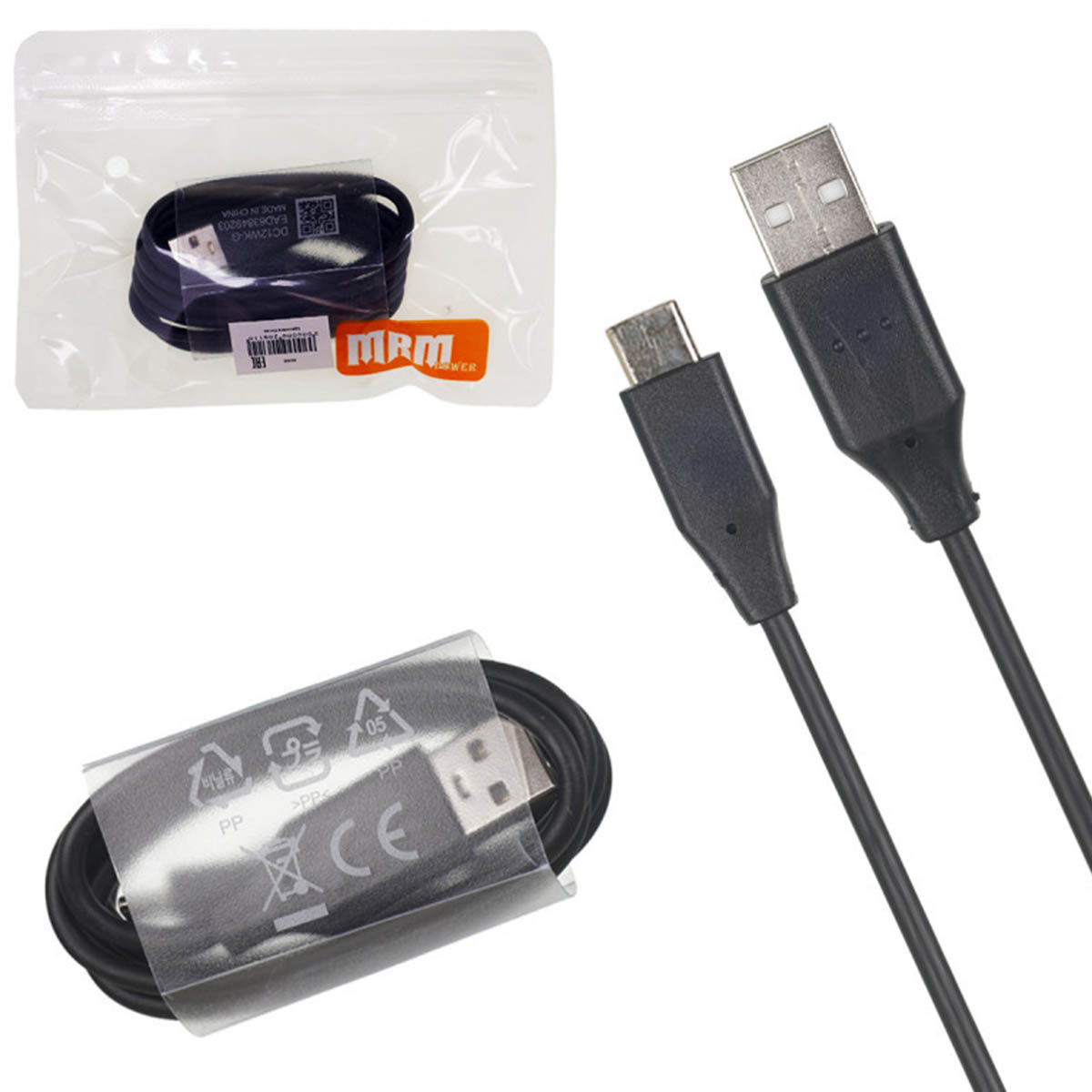 Кабель MRM M90, Type С, 5A, длина 1 метр, силикон, цвет черный
