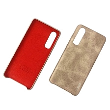Чехол накладка X-Level VINTAGE для HUAWEI P30, экокожа, силикон, цвет золотистый.