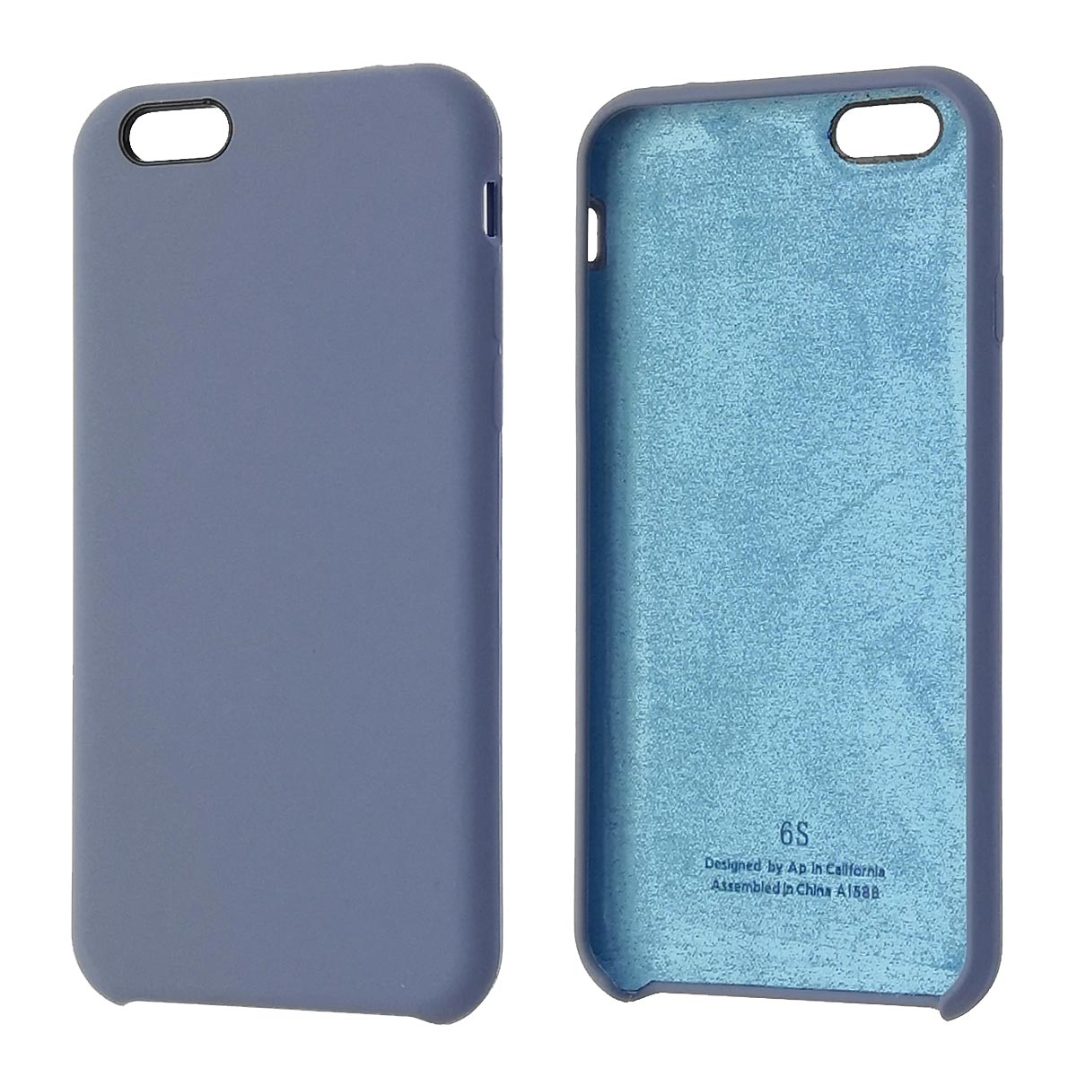 Чехол накладка Silicon Case для APPLE iPhone 6, iPhone 6S, силикон, бархат, цвет барвинок Чехол накладка Silicon Case для APPLE iPhone 6, iPhone 6S, силикон, бархат, цвет барвинок
