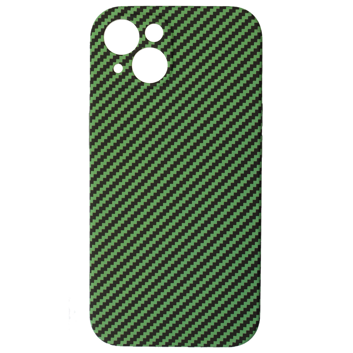 Чехол накладка KING для APPLE iPhone 13 (6.1"), силикон, бархат, карбон, цвет зеленый Чехол накладка KING для APPLE iPhone 13 (6.1"), силикон, бархат, карбон, цвет зеленый