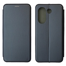 Чехол книжка STYLISH для TECNO Camon 20 4G, TECNO Camon 20 Pro 4G, экокожа, визитница, цвет темно синий Чехол книжка STYLISH для TECNO Camon 20 4G, TECNO Camon 20 Pro 4G, экокожа, визитница, цвет темно синий