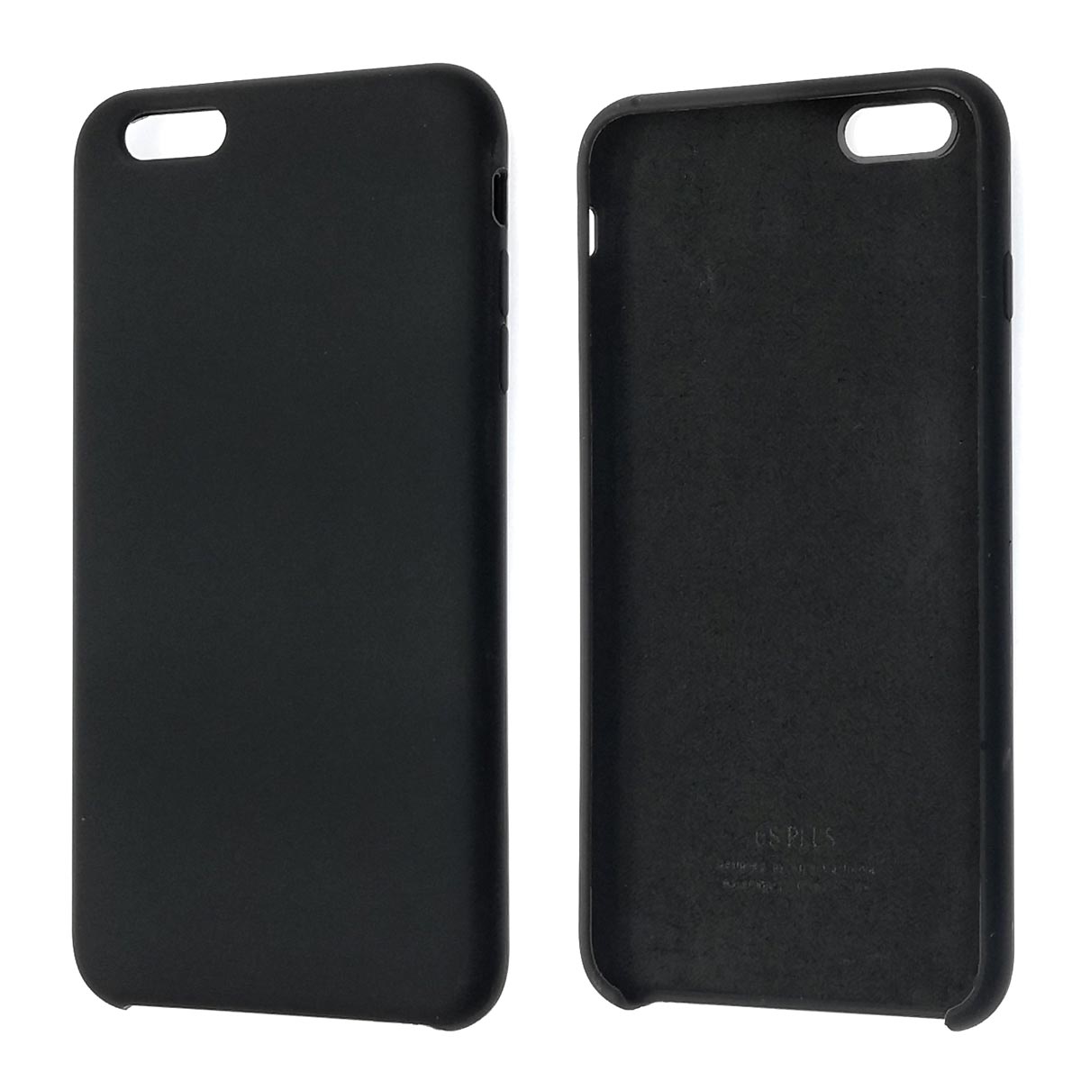 Чехол накладка Silicon Case для APPLE iPhone 6 Plus, iPhone 6S Plus, силикон, бархат, цвет черный Чехол накладка Silicon Case для APPLE iPhone 6 Plus, iPhone 6S Plus, силикон, бархат, цвет черный