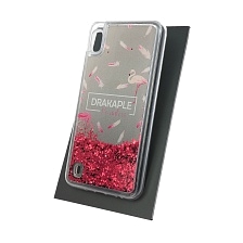 Чехол накладка TransFusion для SAMSUNG Galaxy A10 (SM-A105), M10 (SM-M105), силикон, переливашка, рисунок DRAKAPLE.