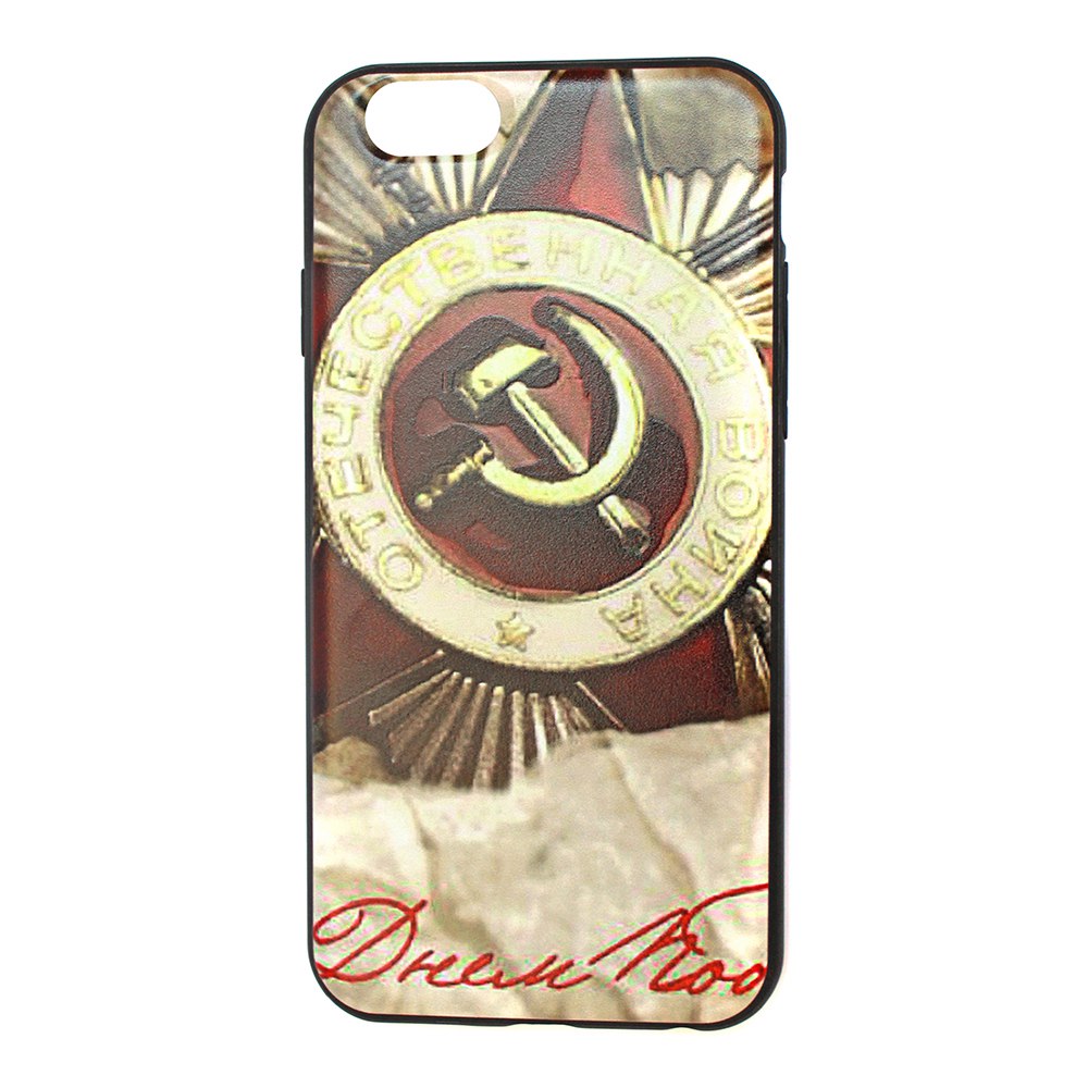 Чехол накладка для APPLE iPhone 5, 5S, SE, cиликон, рисунок Отечественная война Серп и Молот. Чехол накладка для APPLE iPhone 5, 5S, SE, cиликон, рисунок Отечественная война Серп и Молот.