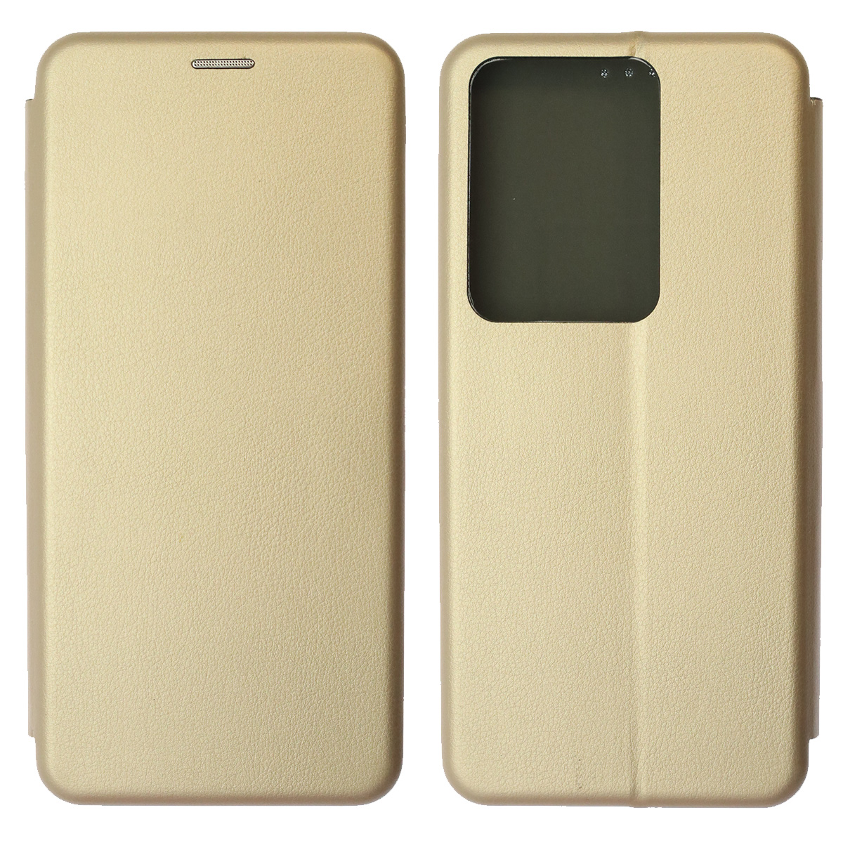 Чехол книжка STYLISH для ITEL Vision 3 Plus (P682LPN), экокожа, визитница, цвет золотистый Чехол книжка STYLISH для ITEL Vision 3 Plus (P682LPN), экокожа, визитница, цвет золотистый