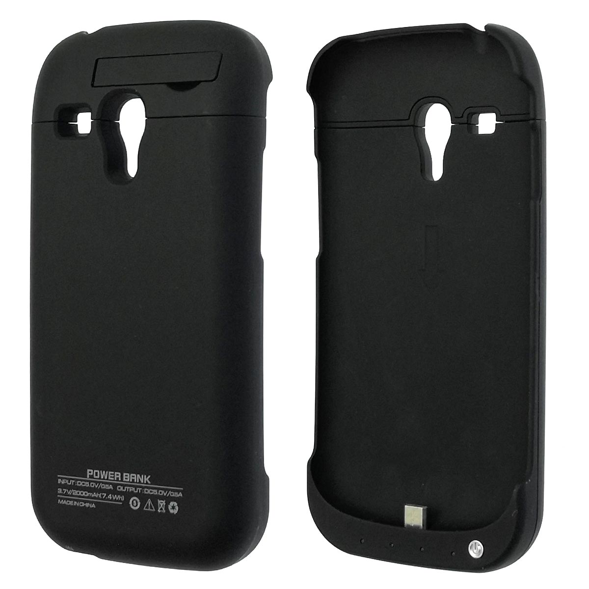 Чехол аккумулятор, Power Bank для SAMSUNG Galaxy i8190, 2000 mAh, цвет черный Чехол аккумулятор, Power Bank для SAMSUNG Galaxy i8190, 2000 mAh, цвет черный