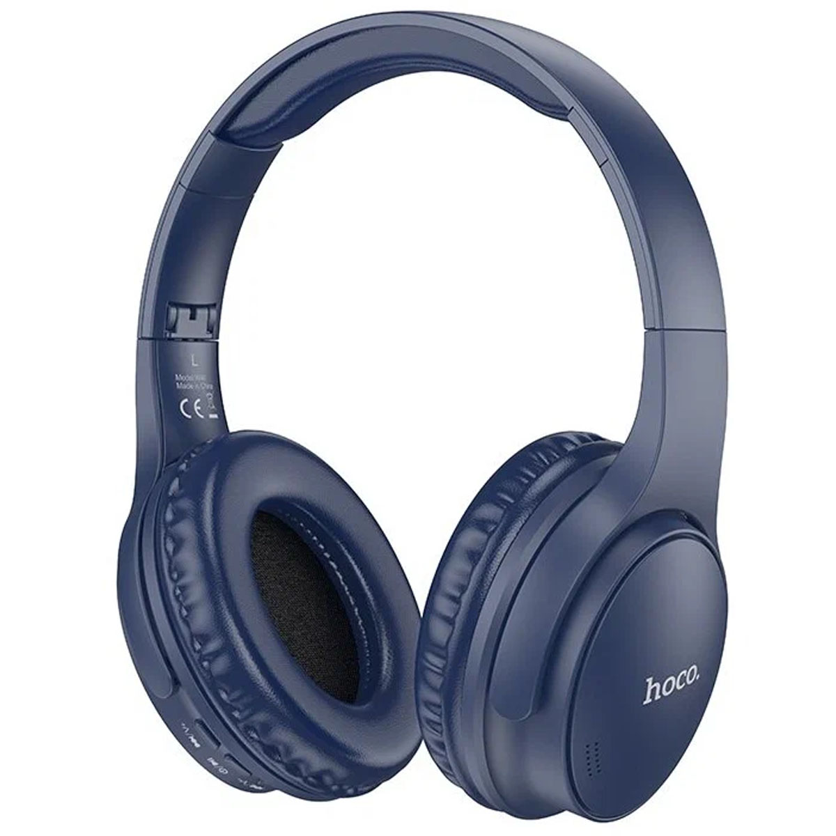 Гарнитура (наушники с микрофоном) беспроводная, полноразмерная, HOCO W40 Mighty, цвет синий Гарнитура (наушники с микрофоном) беспроводная, полноразмерная, HOCO W40 Mighty, цвет синий