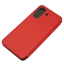 Чехол книжка STYLISH для XIAOMI Redmi 13C, XIAOMI POCO C65, экокожа, визитница, цвет красный Чехол книжка STYLISH для XIAOMI Redmi 13C, XIAOMI POCO C65, экокожа, визитница, цвет красный