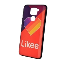 Чехол накладка для XIAOMI Redmi Note 9, силикон, рисунок Likee Red.