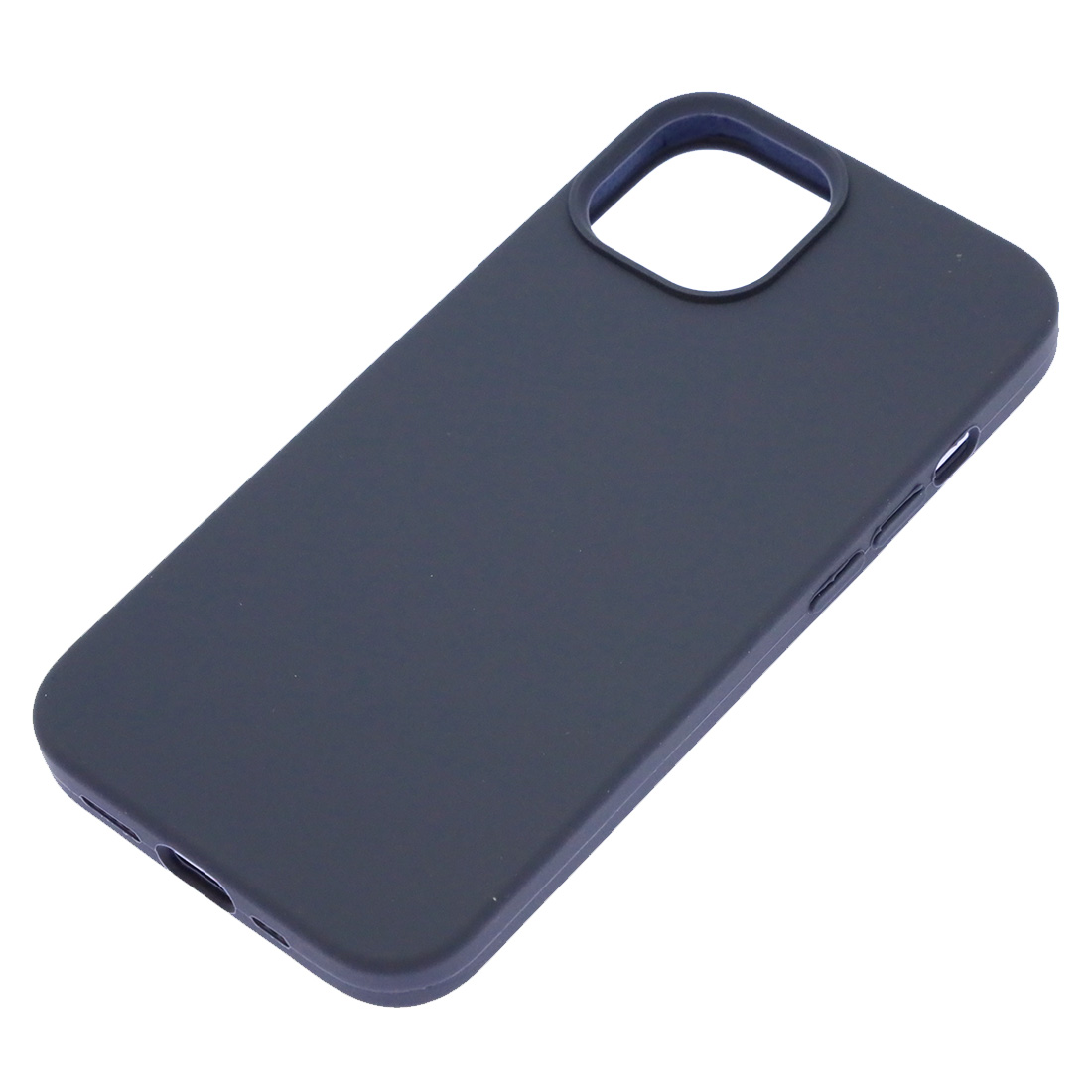 Чехол накладка Silicon Case для APPLE iPhone 14 (6.1"), силикон, бархат, цвет темно синий