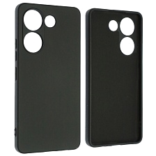 Чехол накладка NANO для TECNO Camon 20 4G, TECNO Camon 20 Pro 4G, защита камеры, силикон, бархат, цвет черный Чехол накладка NANO для TECNO Camon 20 4G, TECNO Camon 20 Pro 4G, защита камеры, силикон, бархат, цвет черный