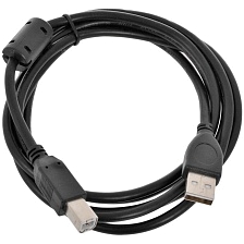 Кабель Am-Bm (AM/BM) для принтера, сканера, USB 2.0, длина 3 метра, цвет черный