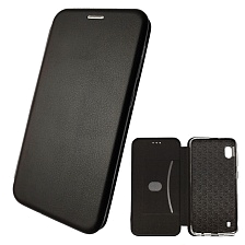Чехол книжка STYLISH для SAMSUNG Galaxy A10 (SM-A105), M10 (SM-M105), экокожа, цвет черный