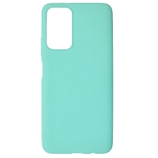 Чехол накладка для XIAOMI Redmi Note 11 5G, Redmi Note 11T 5G, XIAOMI Poco M4 Pro 5G, силикон, цвет бирюзовый Чехол накладка для XIAOMI Redmi Note 11 5G, Redmi Note 11T 5G, XIAOMI Poco M4 Pro 5G, силикон, цвет бирюзовый