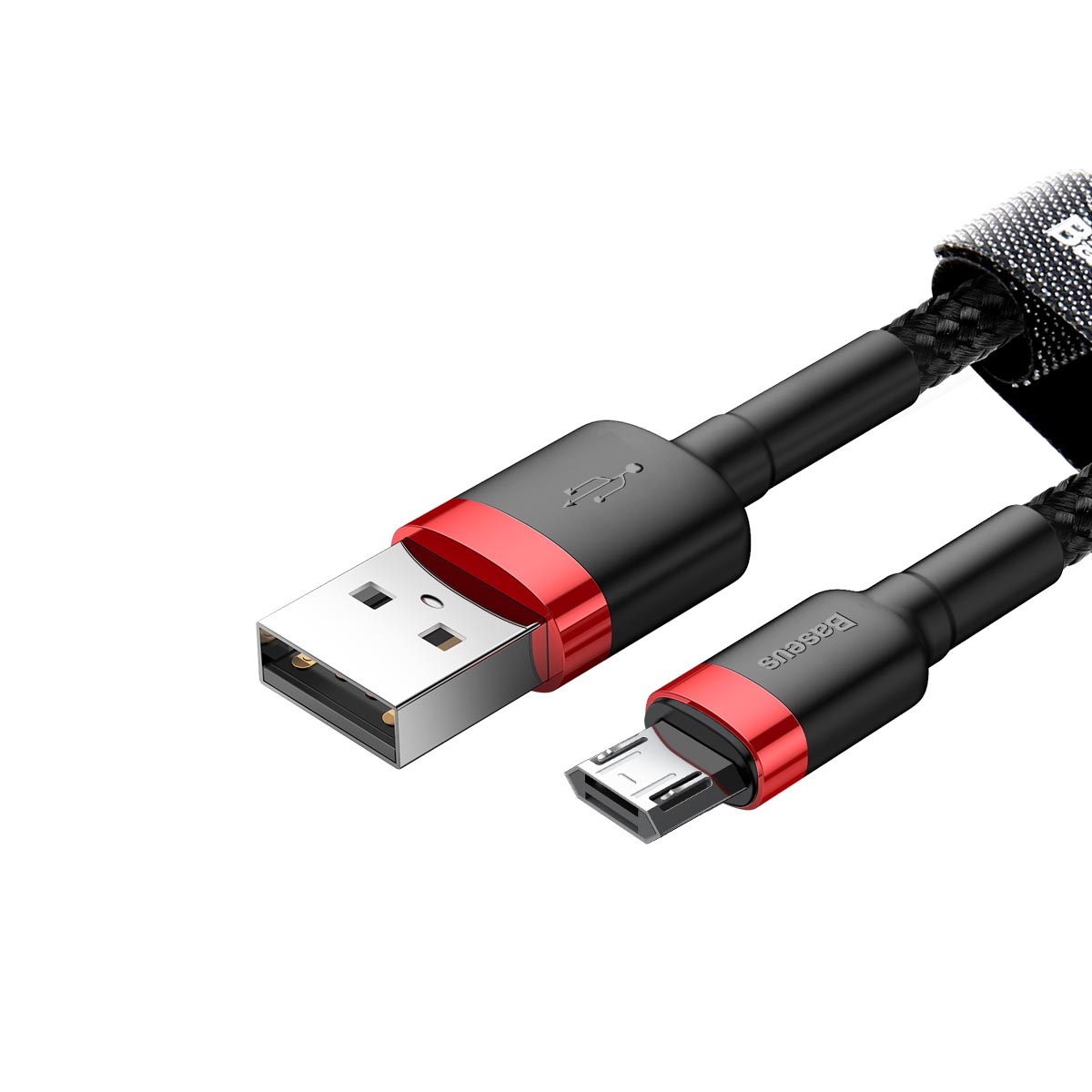 BASEUS CAMKLF-A91 Cafule кабель Micro USB, 2.4A, длина 0.5 метра, нейлоновое армирование, цвет черный BASEUS CAMKLF-A91 Cafule кабель Micro USB, 2.4A, длина 0.5 метра, нейлоновое армирование, цвет черный