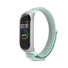 Ремешок для Xiaomi Mi Band 4 Neylon Series, нейлоновый, цвет бирюзовый. Ремешок для Xiaomi Mi Band 4 Neylon Series, нейлоновый, цвет бирюзовый.