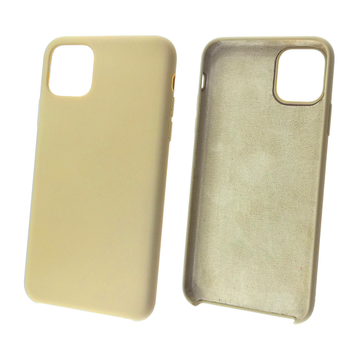 Чехол накладка Silicon Case для APPLE iPhone 11 Pro MAX 2019, силикон, бархат, цвет горчичный. Чехол накладка Silicon Case для APPLE iPhone 11 Pro MAX 2019, силикон, бархат, цвет горчичный.