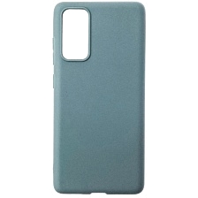Чехол накладка GPS для SAMSUNG Galaxy S20FE (SM-G780), силикон, матовый, цвет сизый