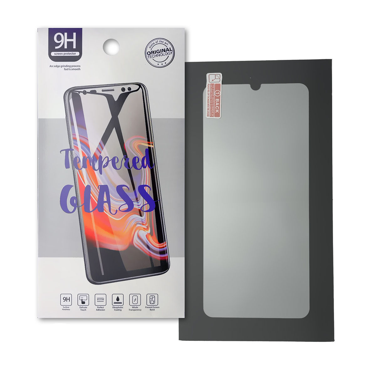 Защитное стекло 0.33 мм для HUAWEI Y7 2019, Y7 Prime 2019, Y7 Pro 2019, Enjoy 9, ударопрочное, цвет прозрачный.