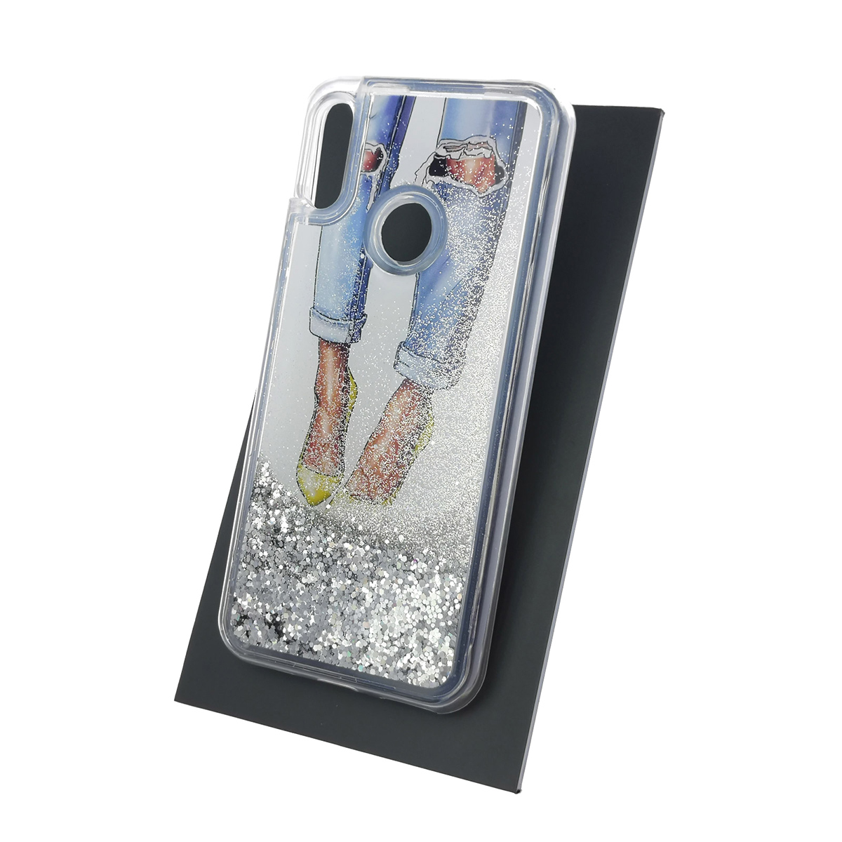 Чехол накладка TransFusion для HUAWEI Honor 8A, Y6 2019, силикон, переливашка, рисунок VOGUE.
