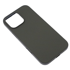 Чехол накладка Silicon Case для APPLE iPhone 16 Pro Max, силикон, бархат, цвет кофейный Чехол накладка Silicon Case для APPLE iPhone 16 Pro Max, силикон, бархат, цвет кофейный