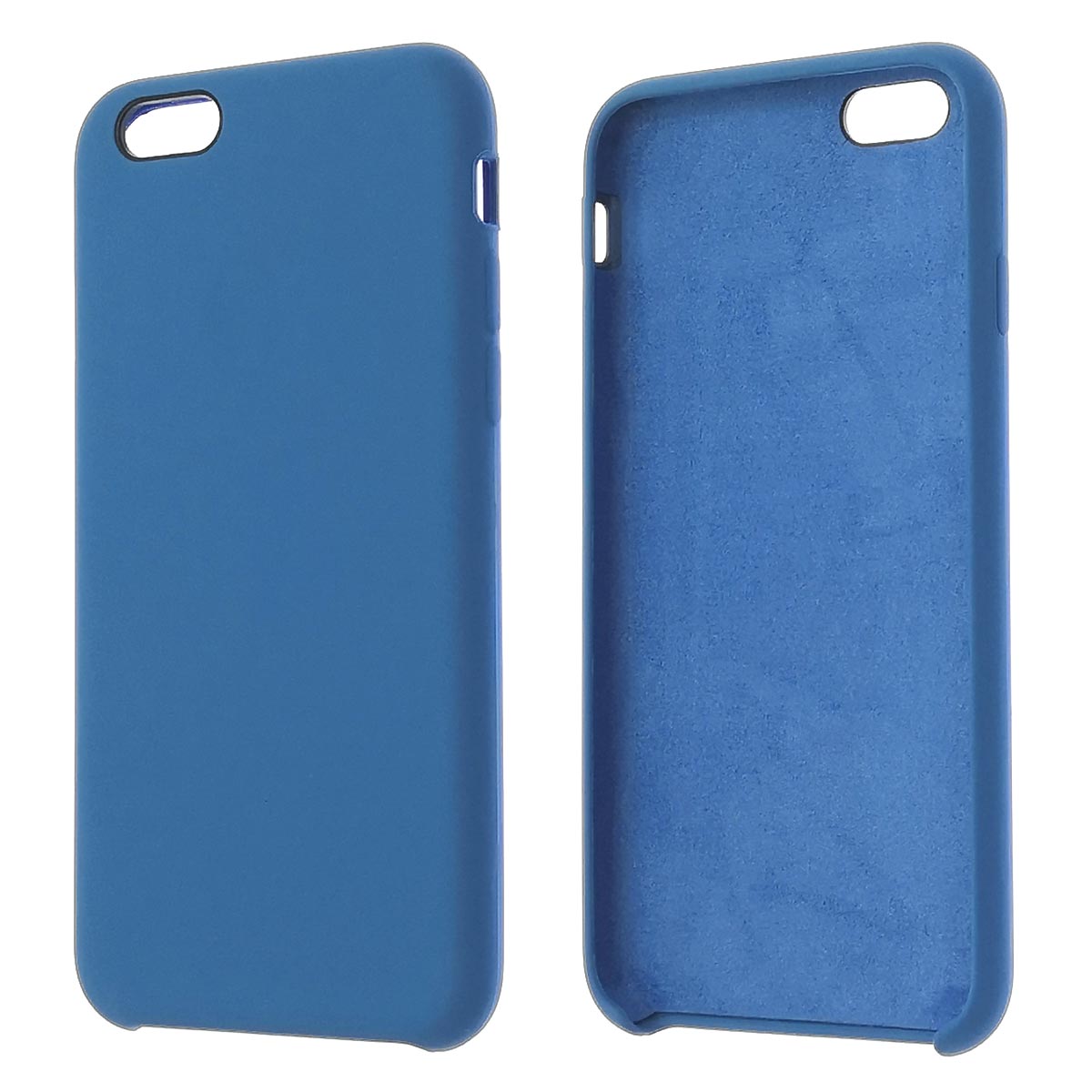Чехол накладка Silicon Case для APPLE iPhone 6, iPhone 6S, силикон, бархат, цвет синий океан. Чехол накладка Silicon Case для APPLE iPhone 6, iPhone 6S, силикон, бархат, цвет синий океан.