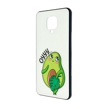 Чехол накладка для XIAOMI Redmi Note 9 Pro, Redmi Note 9S, силикон, стекло, рисунок AVOCADO Oyy.... Чехол накладка для XIAOMI Redmi Note 9 Pro, Redmi Note 9S, силикон, стекло, рисунок AVOCADO Oyy....