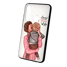 Чехол накладка для XIAOMI Redmi Note 8, силикон, рисунок LOVIN THE MOM LOVE. Чехол накладка для XIAOMI Redmi Note 8, силикон, рисунок LOVIN THE MOM LOVE.