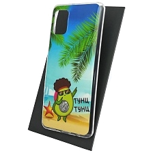 Чехол накладка Vinil для SAMSUNG Galaxy A31 (SM-A315), силикон, рисунок AVOCADO тунц тунц Чехол накладка Vinil для SAMSUNG Galaxy A31 (SM-A315), силикон, рисунок AVOCADO тунц тунц