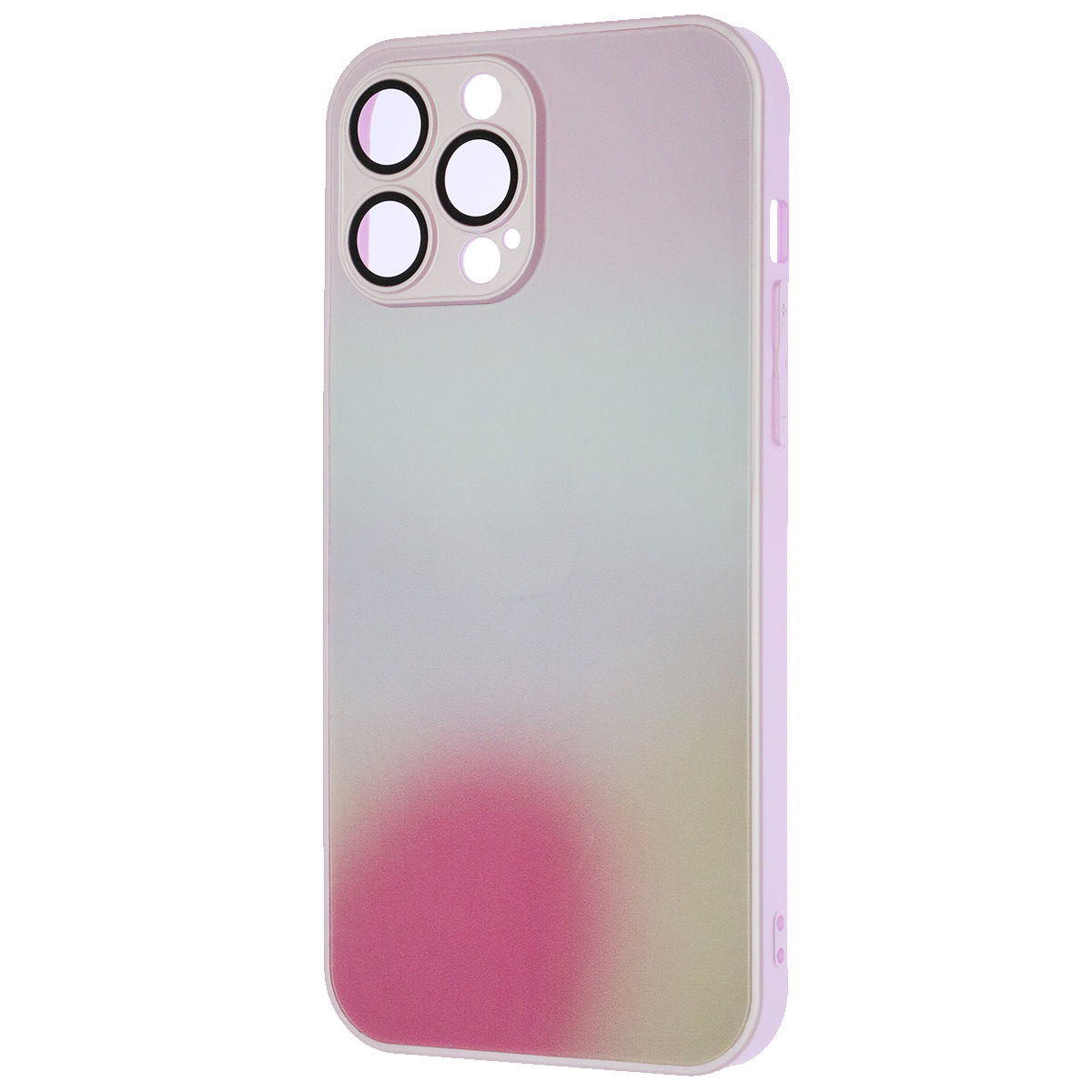 Чехол накладка с поддержкой MagSafe для APPLE iPhone 13 Pro Max (6.7"), силикон, стекло, защита камеры, цвет розовый Чехол накладка с поддержкой MagSafe для APPLE iPhone 13 Pro Max (6.7"), силикон, стекло, защита камеры, цвет розовый