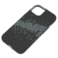 Чехол накладка MOSBROS с поддержкой MagSafe для APPLE iPhone 15, пластик, рисунок, цвет черно серый Чехол накладка MOSBROS с поддержкой MagSafe для APPLE iPhone 15, пластик, рисунок, цвет черно серый