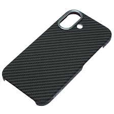 Чехол накладка Cabbeen с поддержкой MagSafe для APPLE iPhone 16, карбон, цвет темно серый