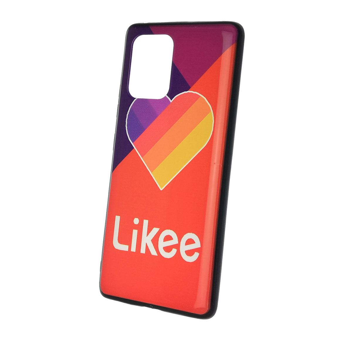 Чехол накладка для SAMSUNG Galaxy S10 Lite 2019 (SM-G770), силикон, рисунок Likee Red. Чехол накладка для SAMSUNG Galaxy S10 Lite 2019 (SM-G770), силикон, рисунок Likee Red.