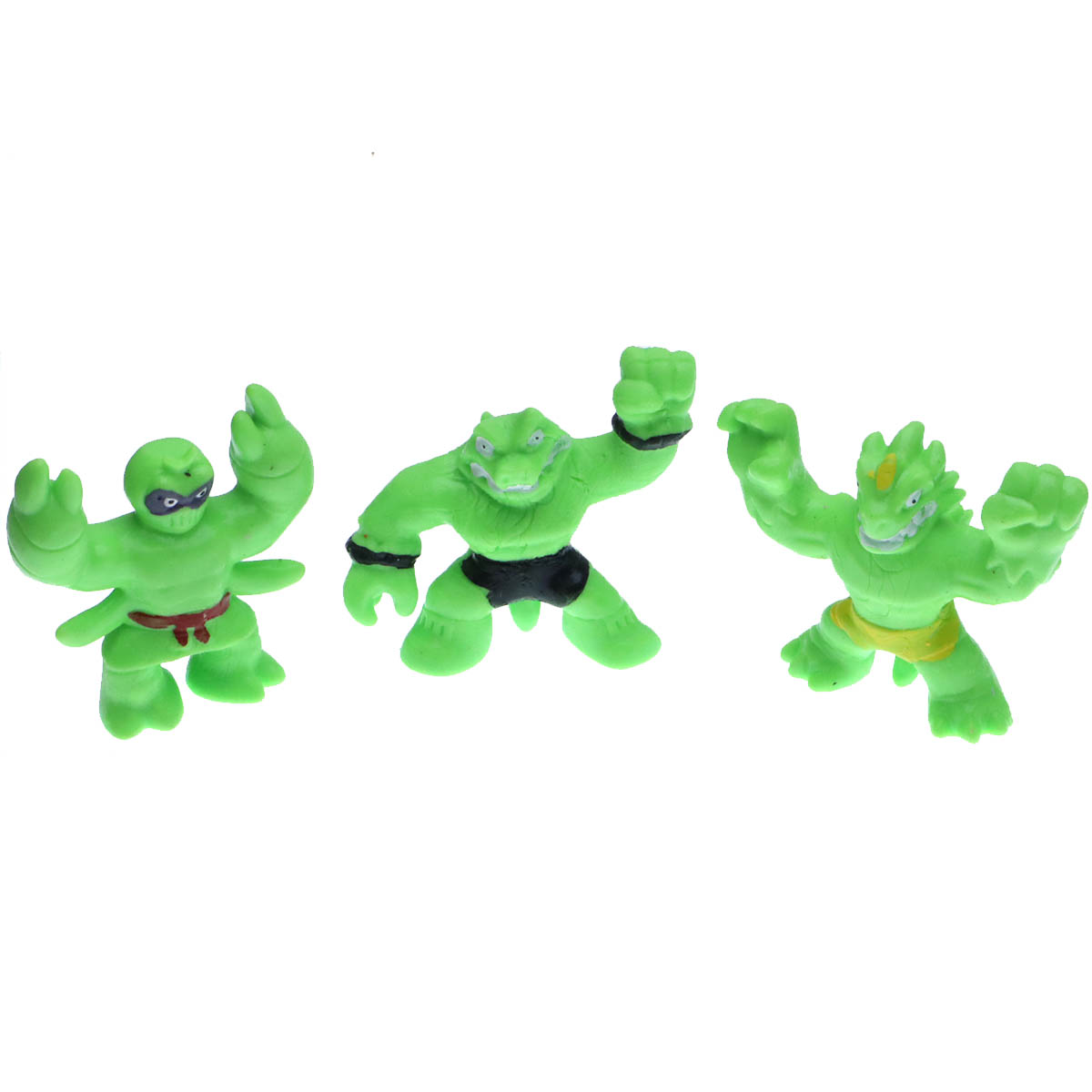 Тянущаяся фигурка игрушка Goo Jit Zu (Гуджитсу) в коробке, цвет зеленый