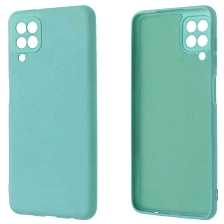 Чехол накладка NANO для SAMSUNG Galaxy A12 (SM-A125), M12 (SM-M127F), силикон, бархат, цвет бирюзовый Чехол накладка NANO для SAMSUNG Galaxy A12 (SM-A125), M12 (SM-M127F), силикон, бархат, цвет бирюзовый