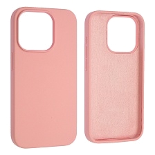 Чехол накладка Silicon Case для APPLE iPhone 15 Pro (6.1"), силикон, бархат, цвет розовый Чехол накладка Silicon Case для APPLE iPhone 15 Pro (6.1"), силикон, бархат, цвет розовый