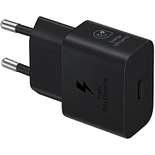 СЗУ (Сетевое зарядное устройство) SAMSUNG EP-T2510NBEGWW, 25W, 3A, 1 USB Type C, цвет черный СЗУ (Сетевое зарядное устройство) SAMSUNG EP-T2510NBEGWW, 25W, 3A, 1 USB Type C, цвет черный
