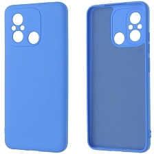 Чехол накладка NANO для XIAOMI Redmi 12C, XIAOMI POCO C55, силикон, бархат, цвет голубой Чехол накладка NANO для XIAOMI Redmi 12C, XIAOMI POCO C55, силикон, бархат, цвет голубой