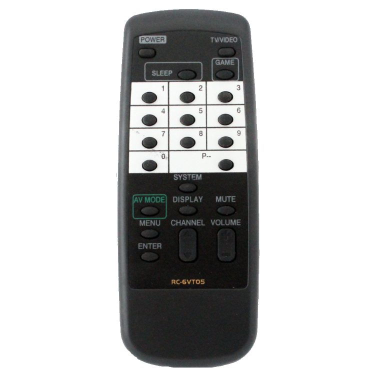 Пульт ДУ для AIWA RC-6VT05 подходит к следующим моделям: TV-202KER, TV-A145, TV-A205, TV-A215, TV-C142, TV-C142SKE, TV-C202, TV-C202SKE, TV-SB141.