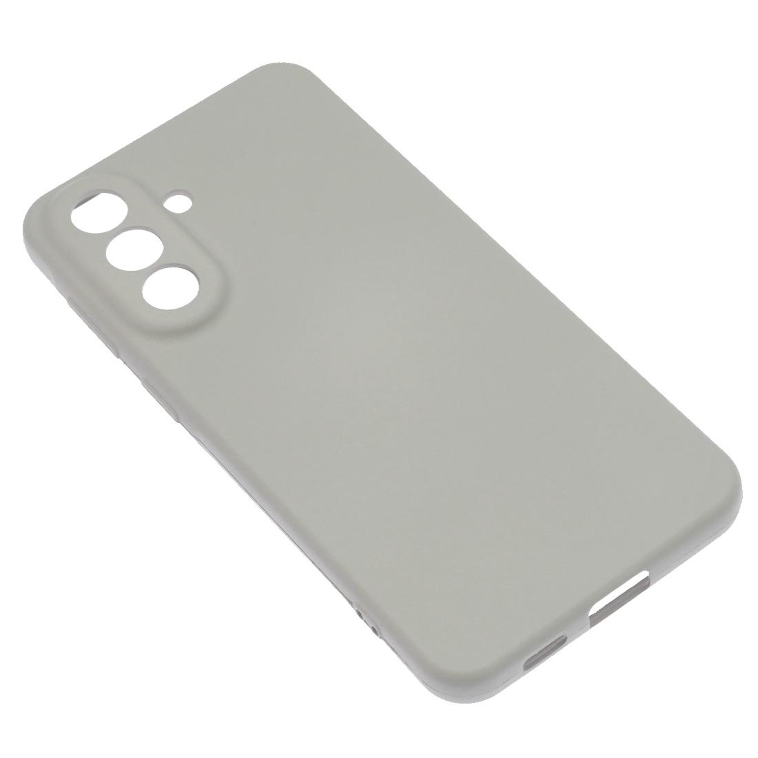 Чехол накладка Silicon Cover для SAMSUNG Galaxy A57, защита камеры, силикон, бархат, цвет серый