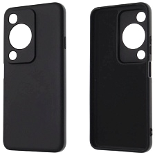 Чехол накладка NANO для HUAWEI NOVA Y72, защита камеры, силикон, бархат, цвет черный Чехол накладка NANO для HUAWEI NOVA Y72, защита камеры, силикон, бархат, цвет черный