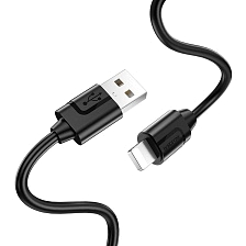 Кабель BOROFONE BX55 Harmony Lightning 8-pin, 2.4A, длина 1 метр, цвет черный Кабель BOROFONE BX55 Harmony Lightning 8-pin, 2.4A, длина 1 метр, цвет черный