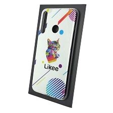 Чехол накладка Vinil для HUAWEI Honor 9C, Honor P40 Lite E, Y7P, силикон, рисунок Likee Cat. Чехол накладка Vinil для HUAWEI Honor 9C, Honor P40 Lite E, Y7P, силикон, рисунок Likee Cat.