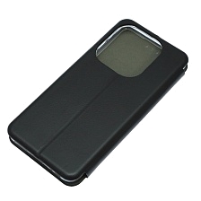 Чехол книжка STYLISH для INFINIX HOT 40i, SMART 8, SMART 8 Plus, экокожа, визитница, цвет черный