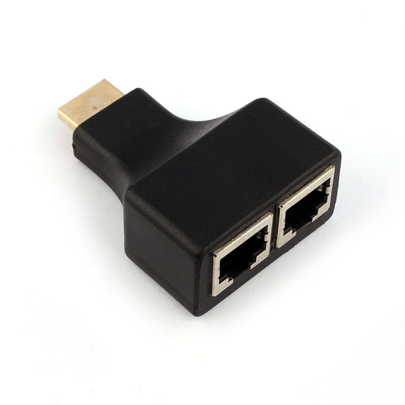 Кабель-удлинитель HDMI - HDMI, по витой паре RJ45 (30 метров)..