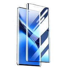 Защитное стекло для TECNO Camon 30S, закругленные края, цвет окантовки черный