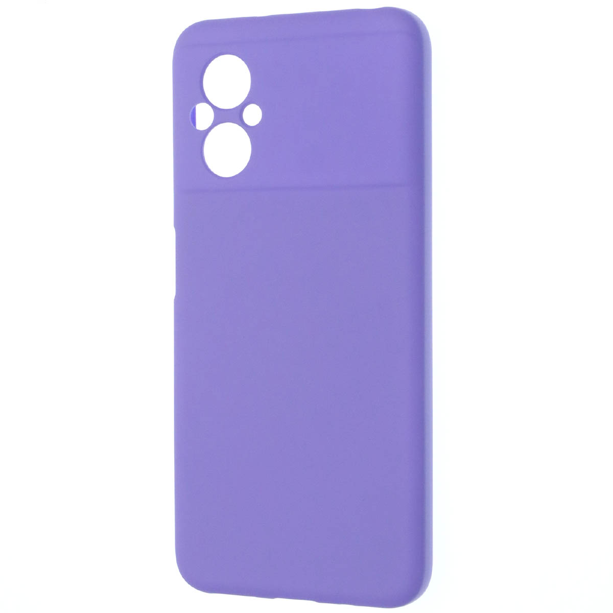 Чехол накладка NANO для XIAOMI POCO M5, силикон, бархат, цвет сиреневый